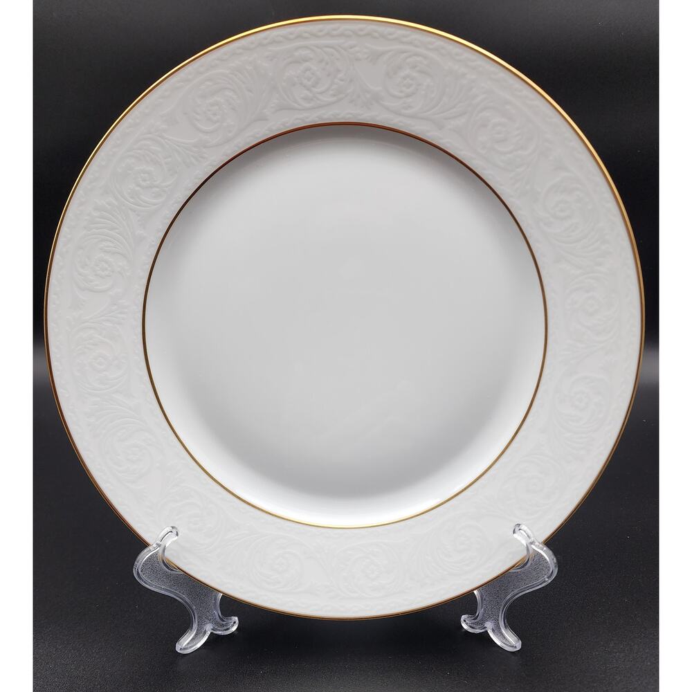 Haviland & Parlon CH Field Limoges 10.75" Plate Gold Gilt Raised Relief France